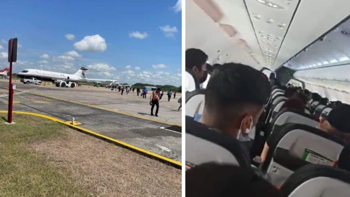 Explota turbina en pleno vuelo de Villahermosa a CDMX