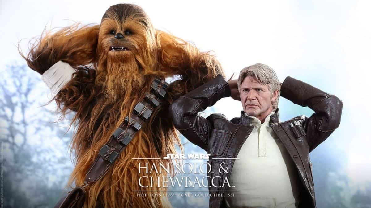Figuras de Han Solo y Chewbbaca (Episodio VII)