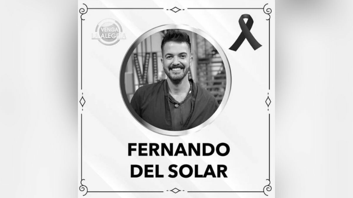 Fallece conductor Fernando del Solar a los 49 años