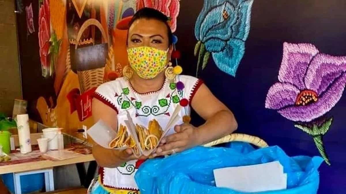 Enfrenta Lady Tacos de Canasta otra vez a la policía (Video)