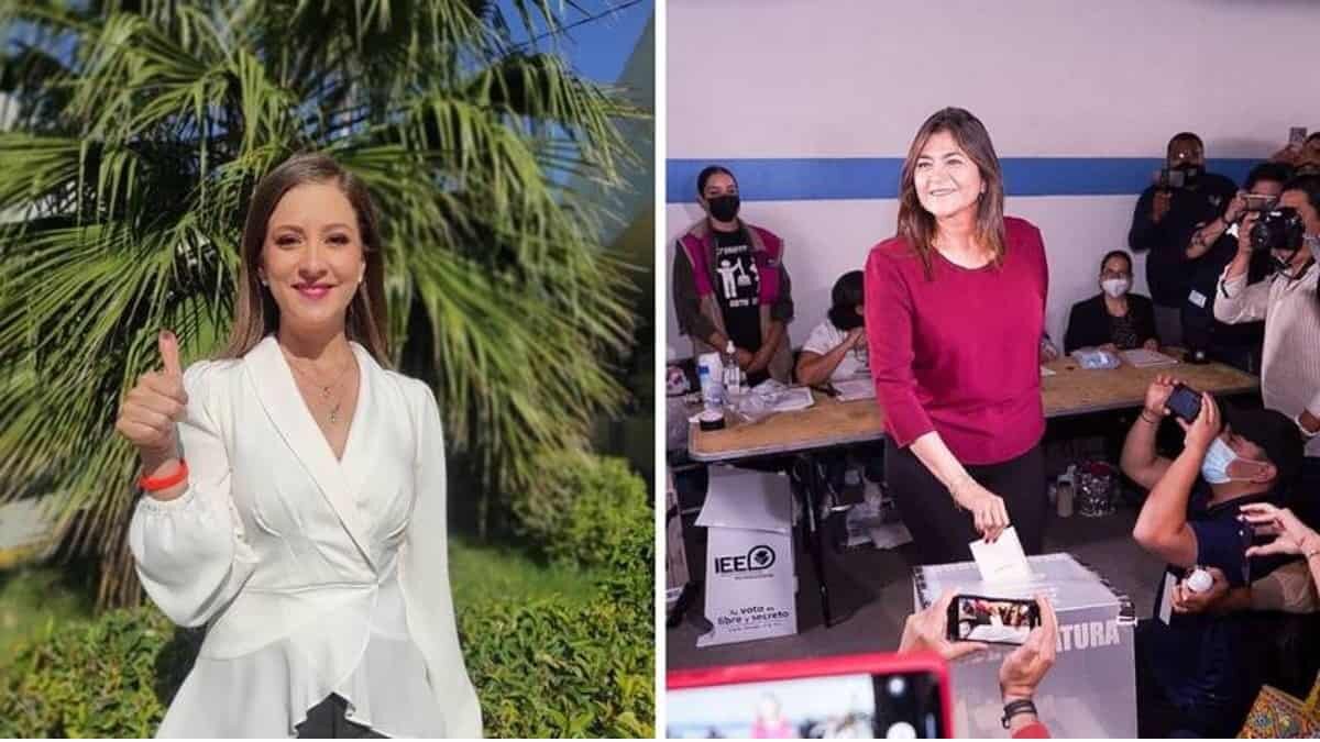Las aspirantes ejercieron su derecho al voto, en la elección de este domingo.