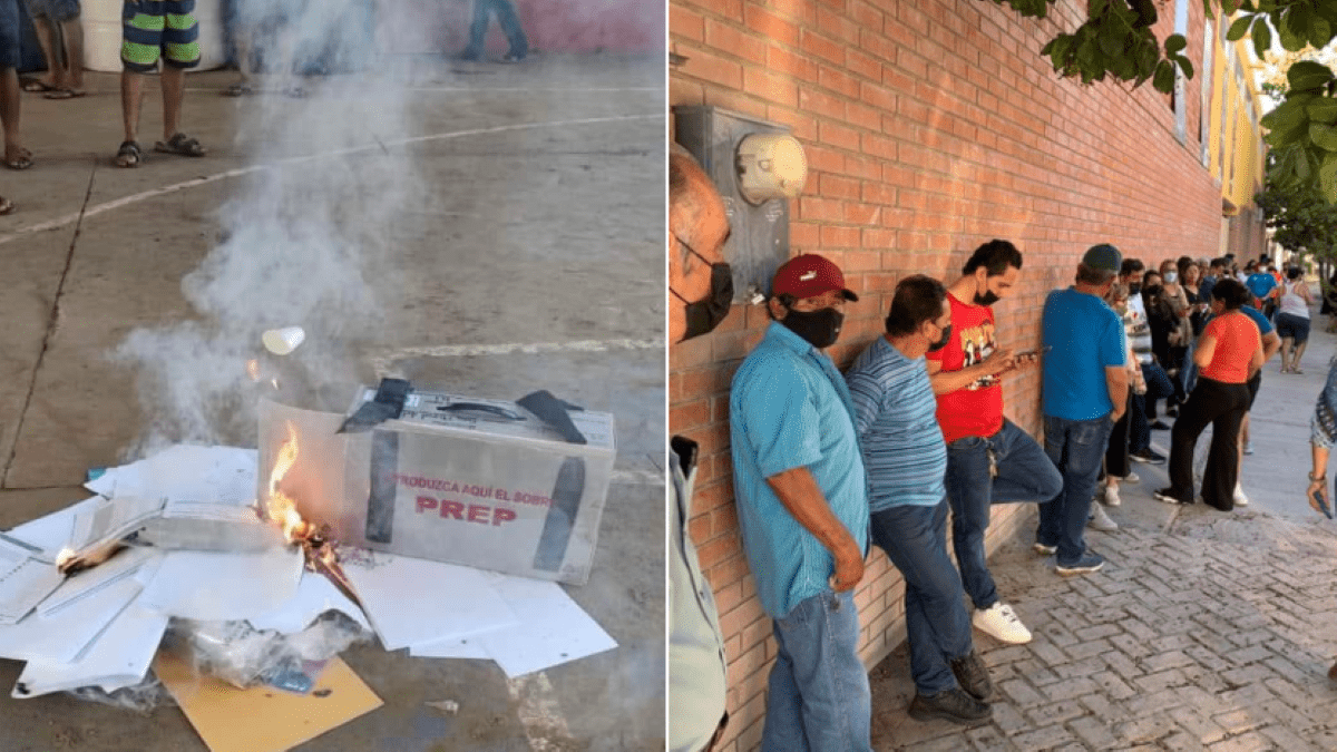 Los retrasos en la instalación de casillas está generando inconformidad entre los votantes.