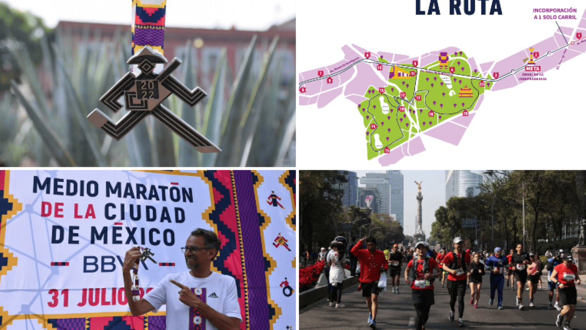 Medio Maratón CDMX 2022: horario, ruta, cortes viales y todo lo que debes de saber