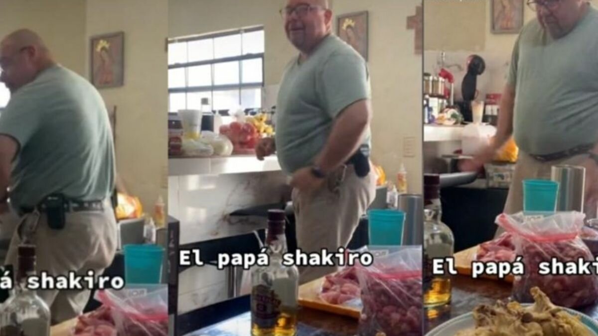 Baila hombre ‘Te Felicito’ y lo apodan “papá Shakiro” (Video)