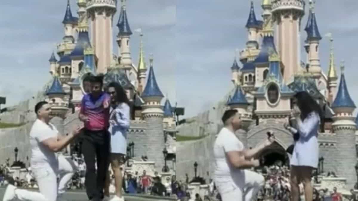 ¡Yo me opongo! Arruina trabajador de Disney propuesta de matrimonio (Video)