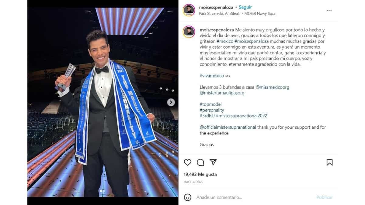 Moisés Peñaloza, el mexicano considerado el tercer hombre más guapo del mundo