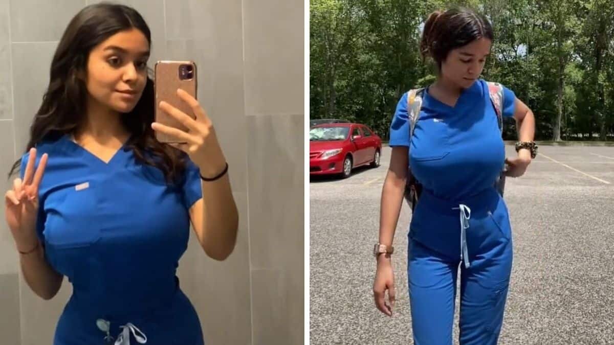 Enfermera es criticada por su ajustado uniforme