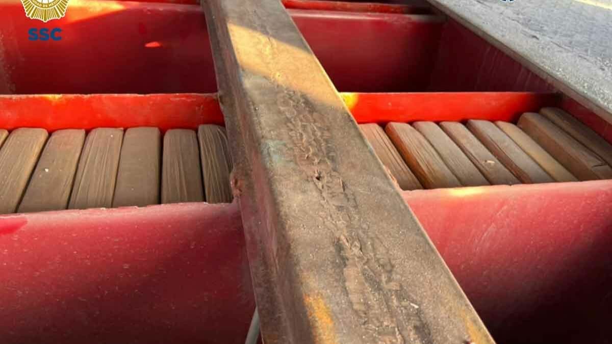 Decomisan gran cargamento de cocaína en CDMX
