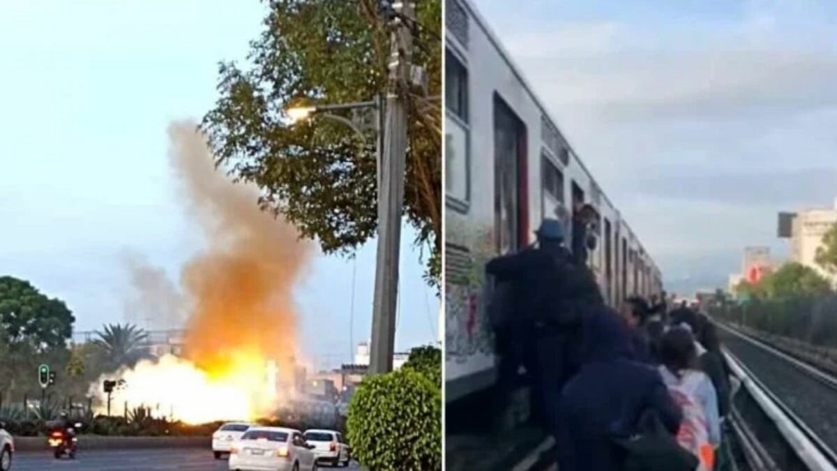 Reportan explosión en Línea 2 del Metro (Video)