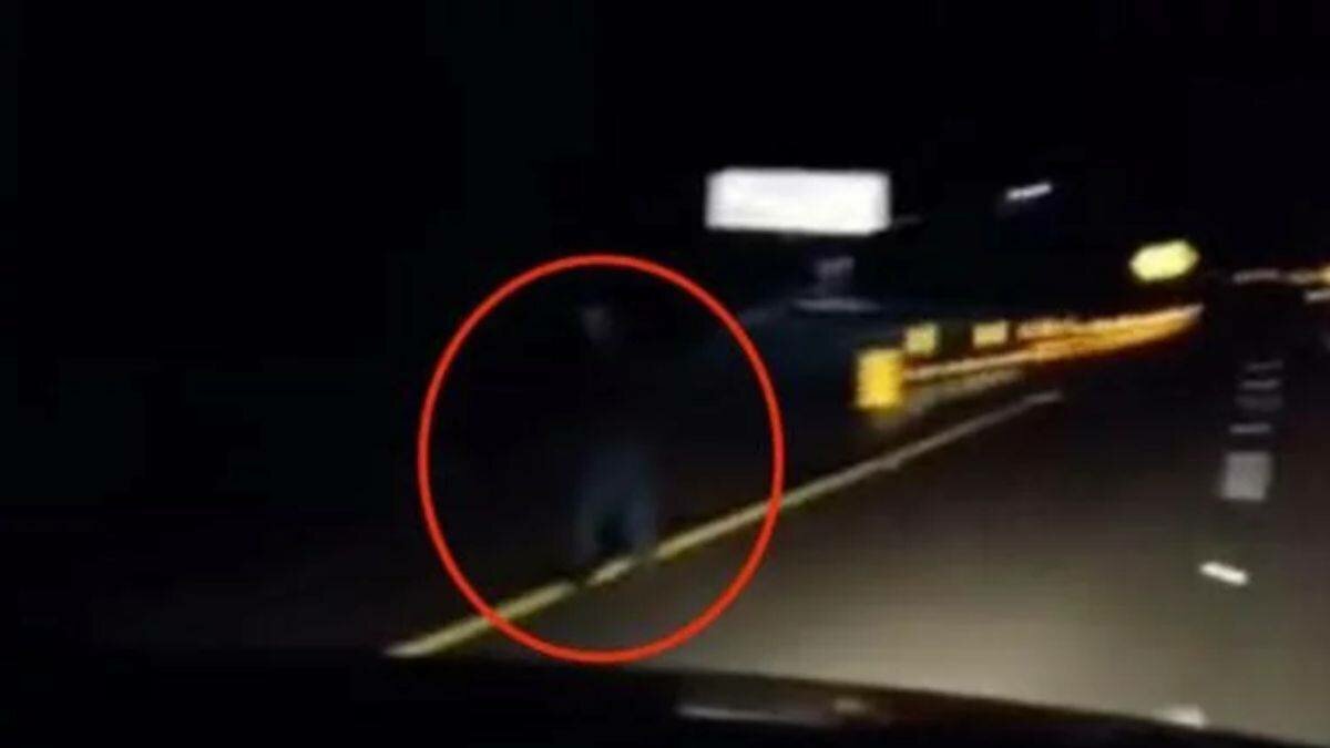 Captan a "fantasma" de trailero que murió trágicamente (Video)