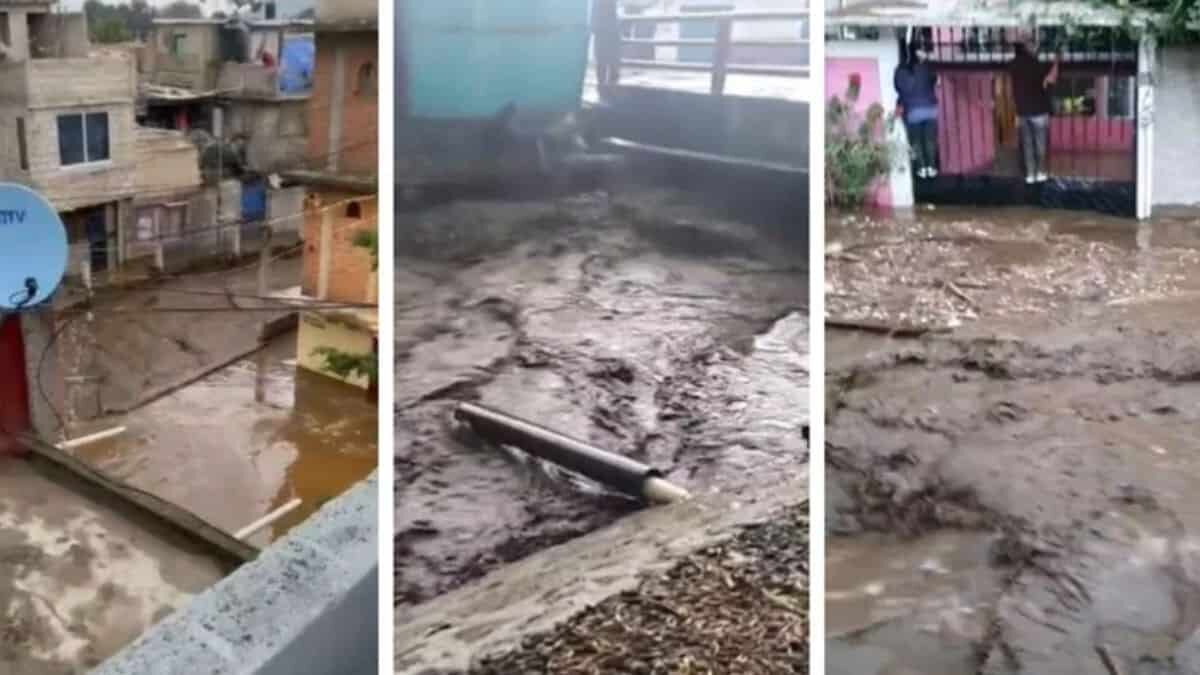 Provocan intensas lluvias inundaciones en Xochimilco (Videos)