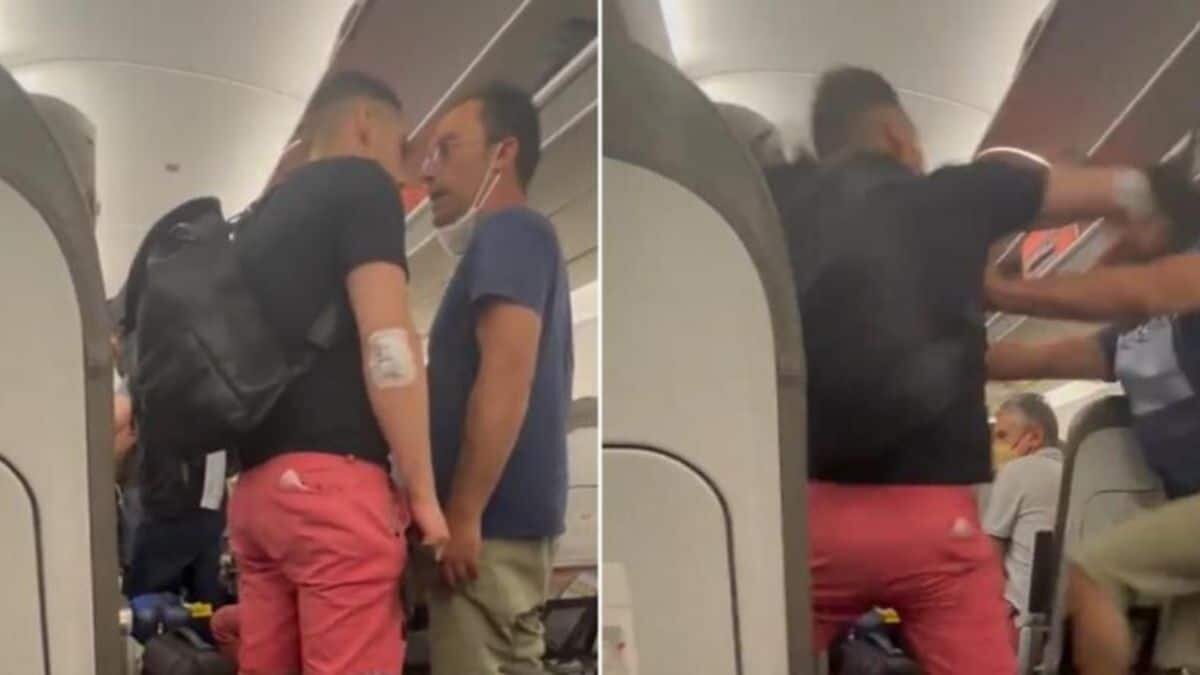 Una maleta causa trifulca dentro de un avión