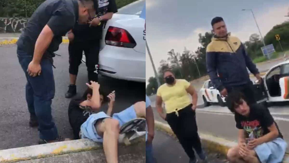 Agrede vigilante de la UNAM a estudiante (Video)