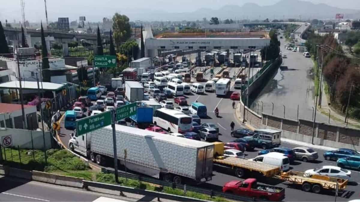 Por esta razón transportistas bloquearon entradas a CDMX